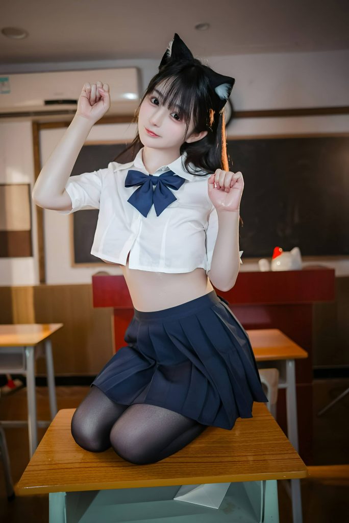 图片[15]-【桜井宁宁】  JK猫耳-星茉阁